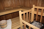 Sauna Innenraum für 3-4 Personen